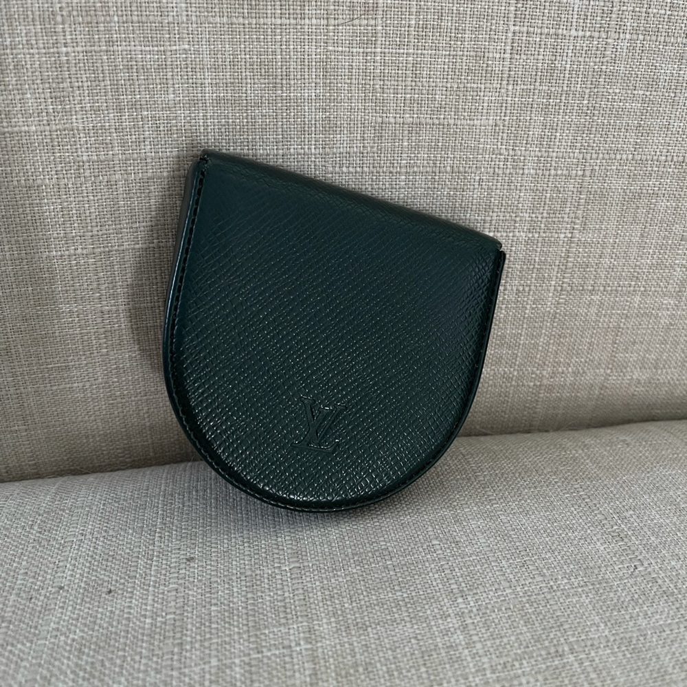 Louis Vuitton Taiga Porte MonCuvette Coin Purse